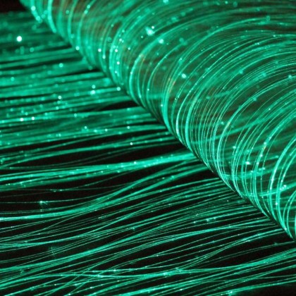 ORGANZA BLACK FABRIC (LUMINOUS FIBER OPTIC FABRIC)